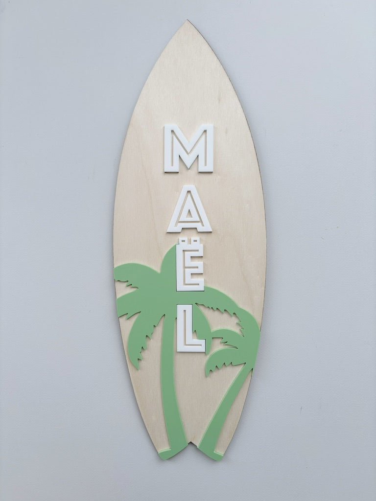 Planche de surf palmier
