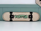 Skate board graffiti