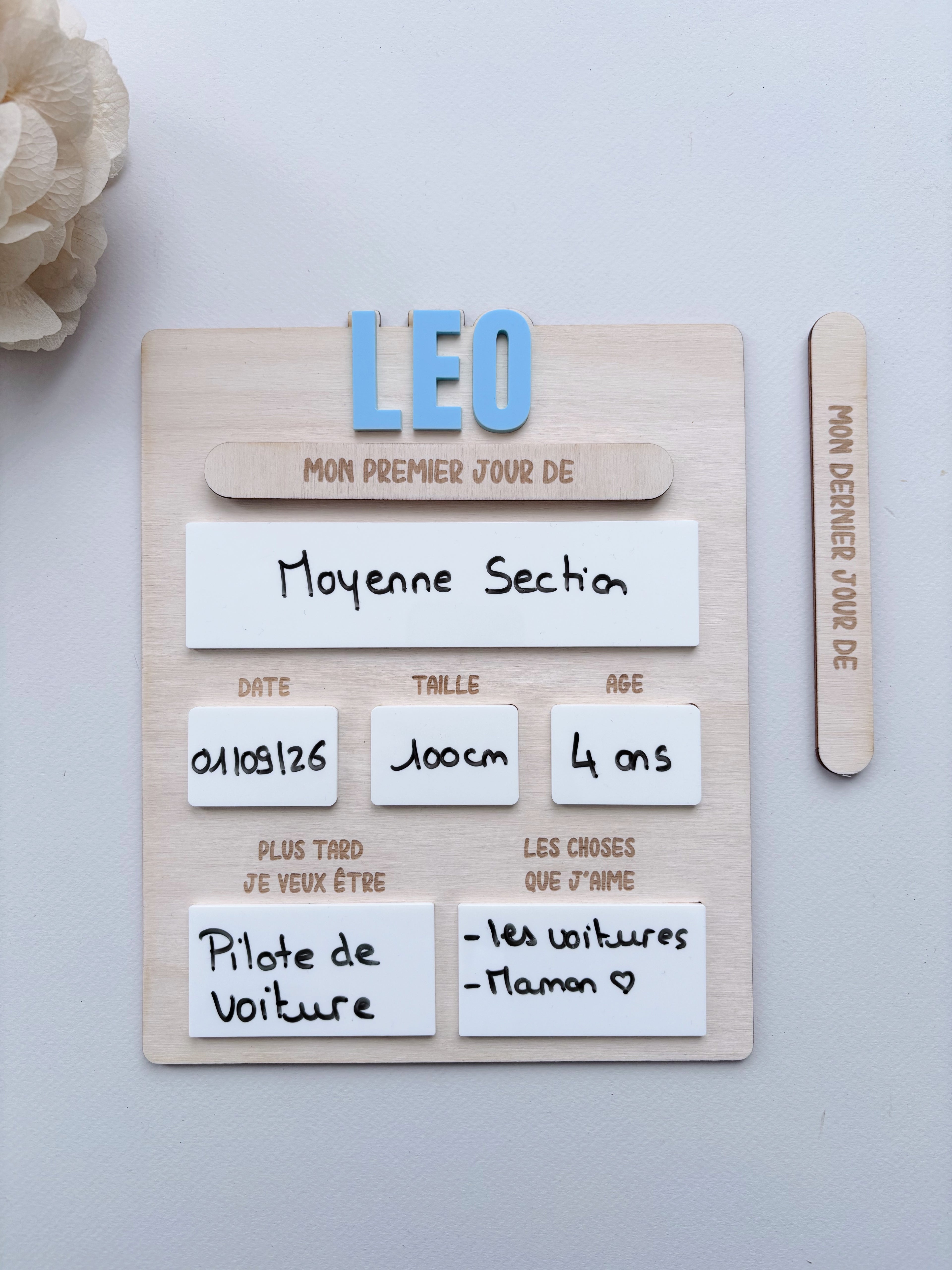 Pancarte rentrée scolaire