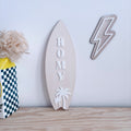 décoration chambre enfant planche surf personnalisé palmier