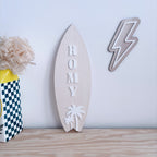 décoration chambre enfant planche surf personnalisé palmier