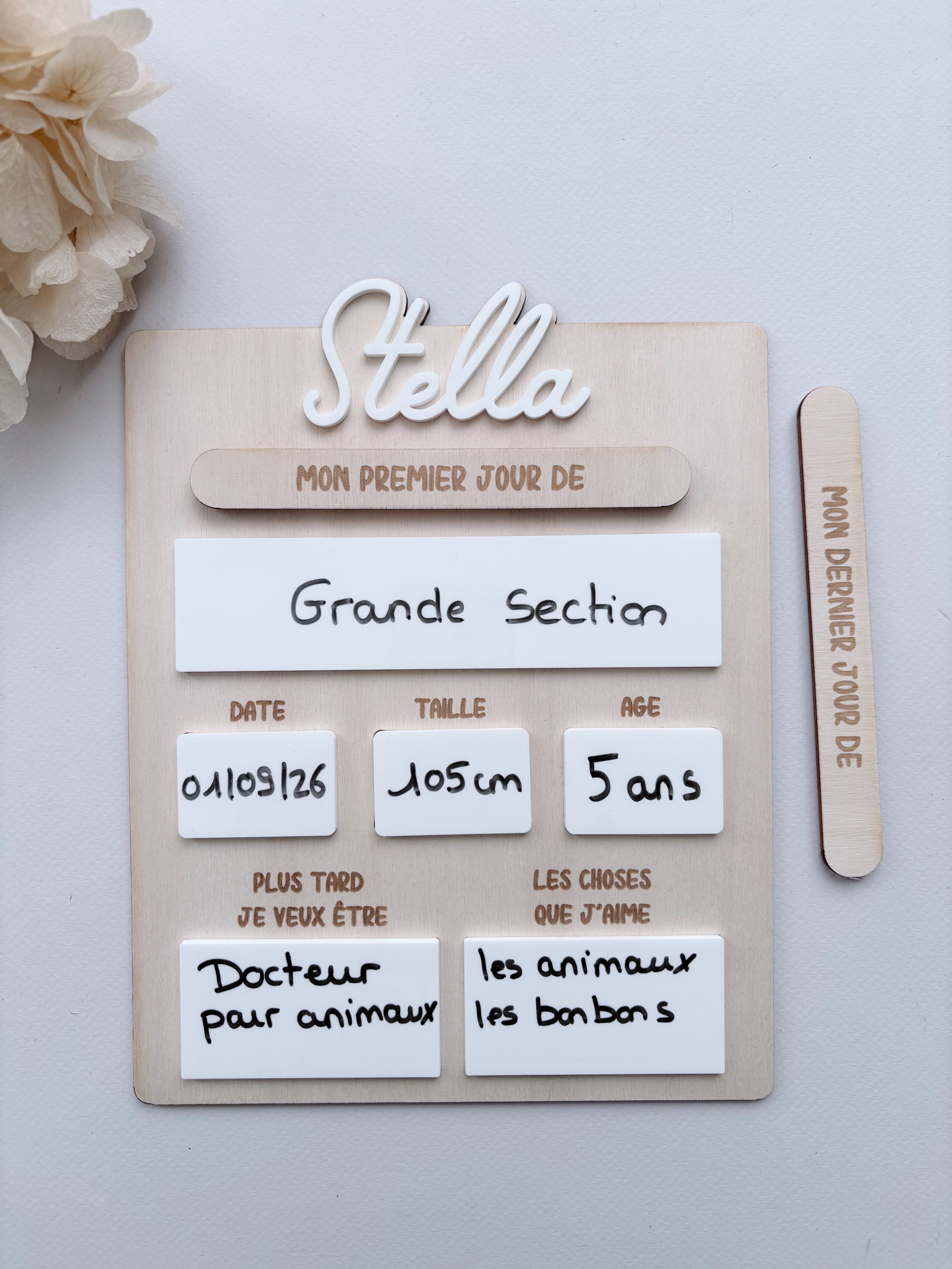 Pancarte rentrée scolaire