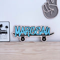 décoration personnalisée enfant  skate board