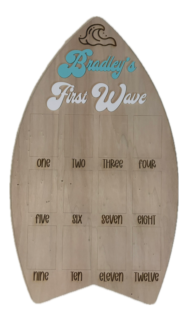 Panneau ma première année Surf