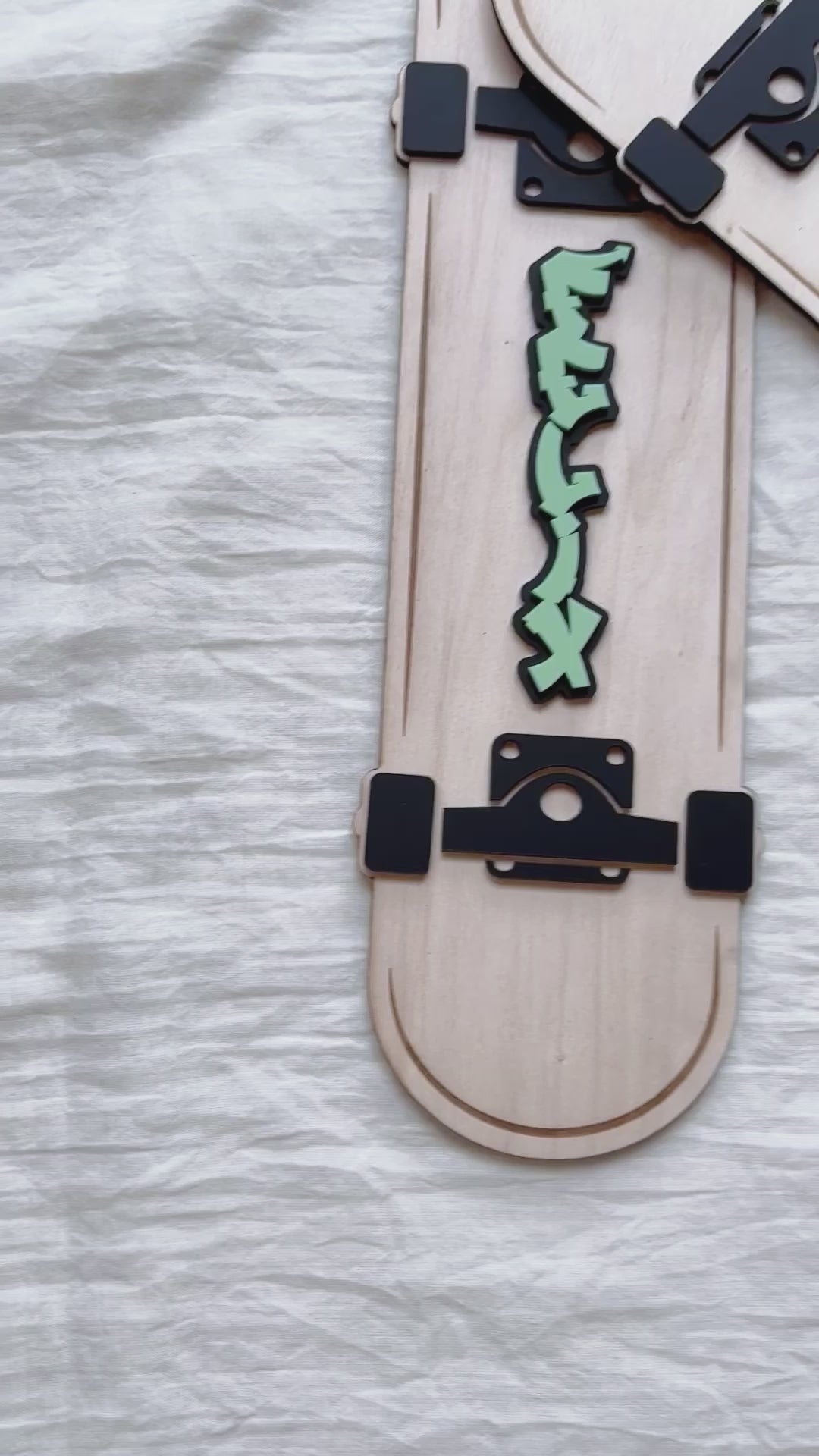Skate board graffiti